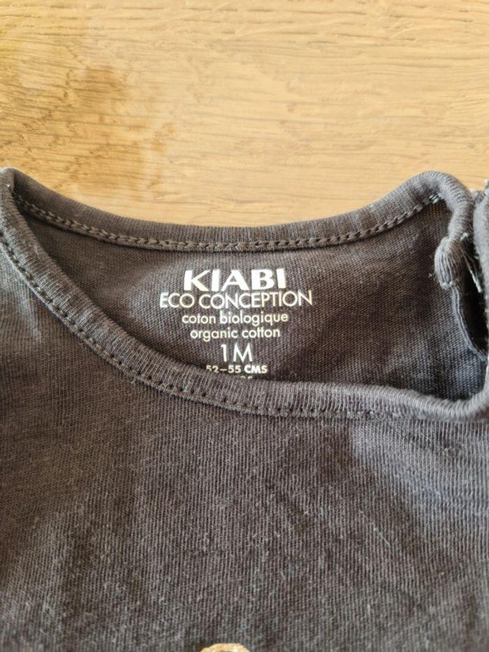 Lot t-shirt ML kiabi +pantalon verbaudet 1 mois - photo numéro 3