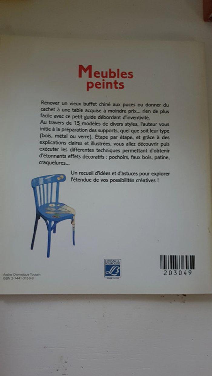 Livre meuble peints - photo numéro 2