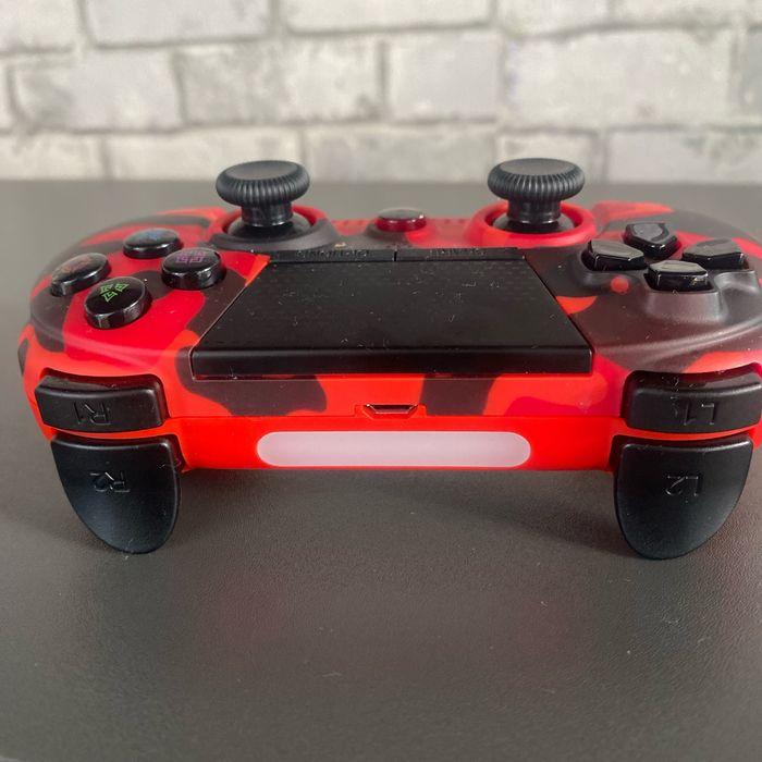 Manette ps4 compatible en rouge - photo numéro 4