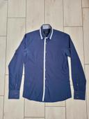 Chemise bleue marine