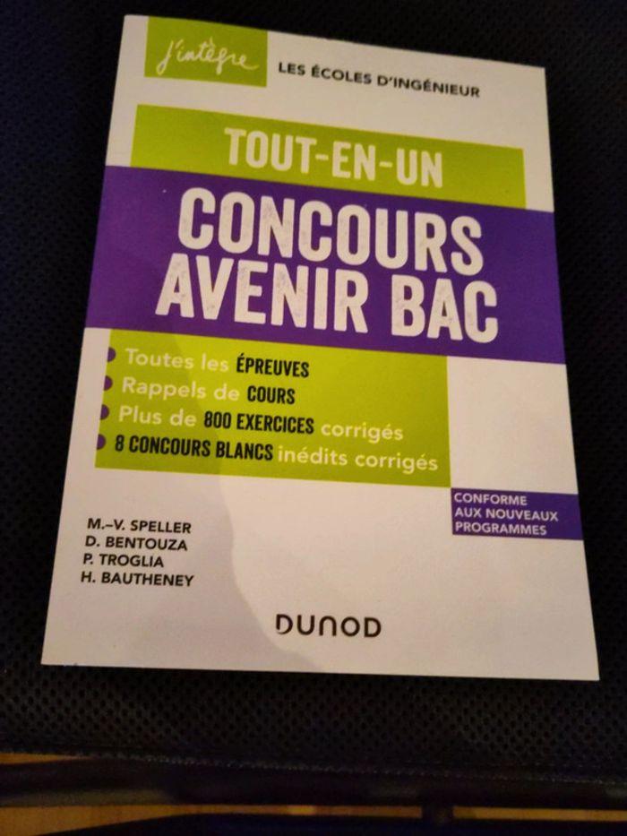 Livre concours avenir bac - photo numéro 1