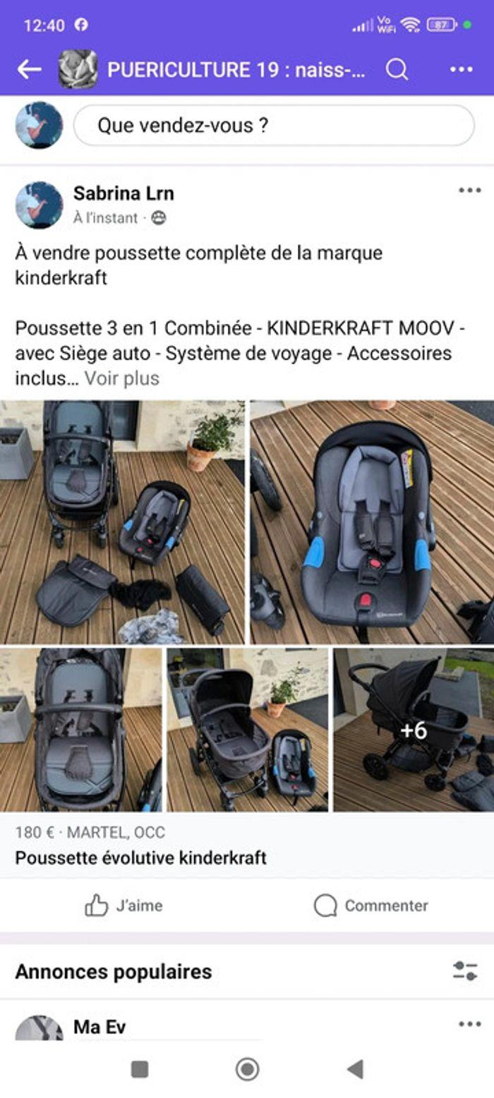 Poussette kinderkraft