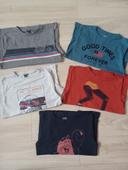 Lot de 5 tee-shirt manches longues kiabi