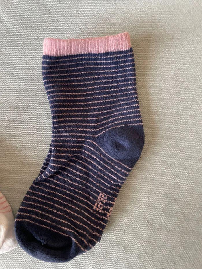 Lot 2 paires de chaussettes Obaïbi 23/26 - photo numéro 3