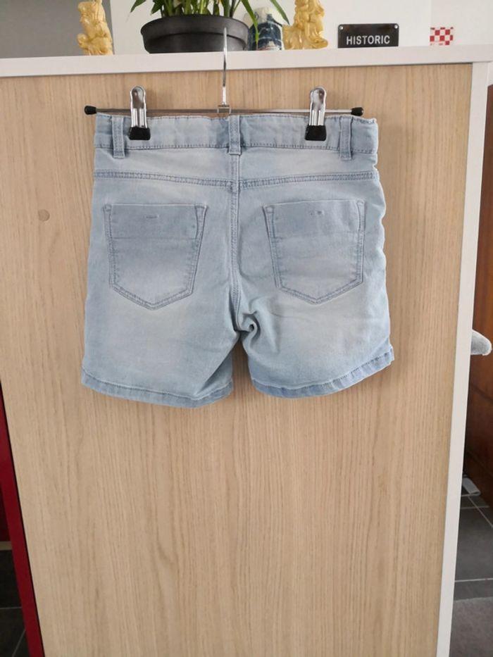 Short bleu taille réglable 10 ans - photo numéro 2