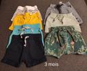 Lot shorts 3 mois