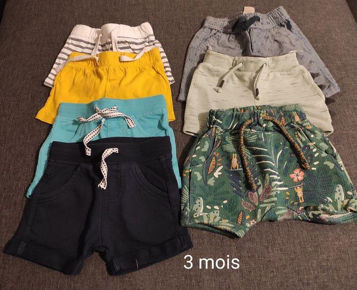 Lot shorts 3 mois