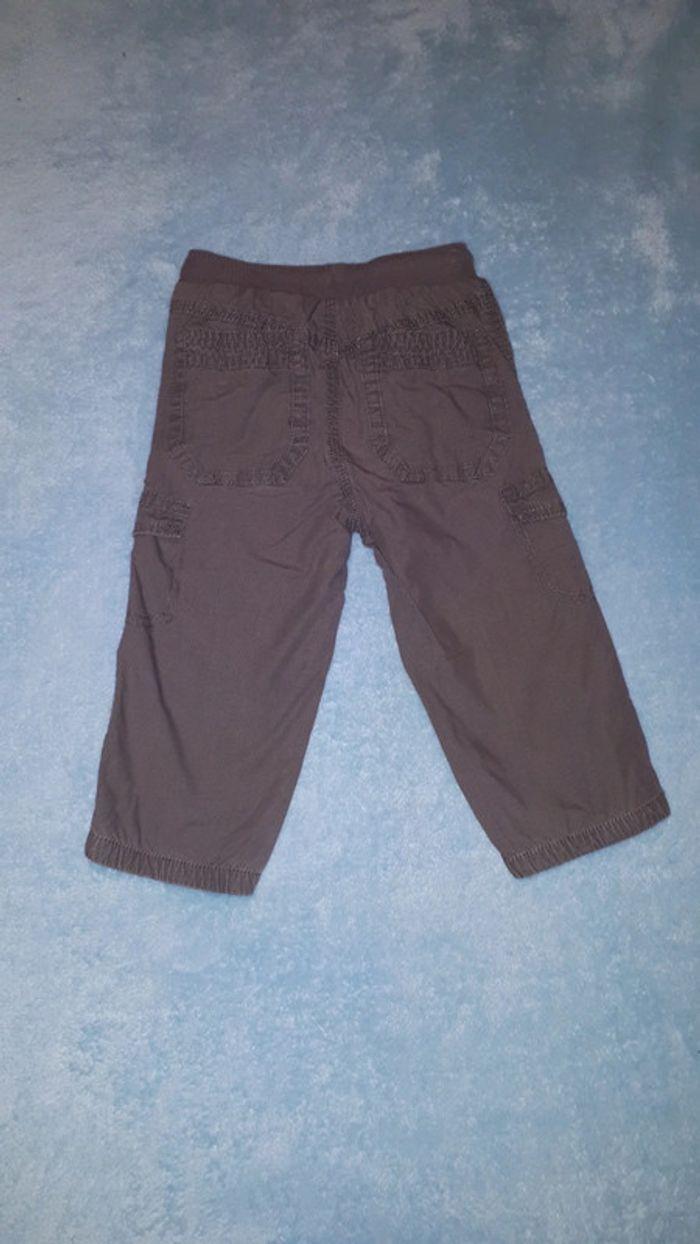 Pantalon garçon taupe Kidkanaï 18 mois - photo numéro 4