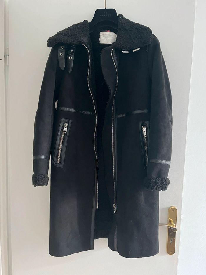 Manteau moumoute chaud Zara - photo numéro 1