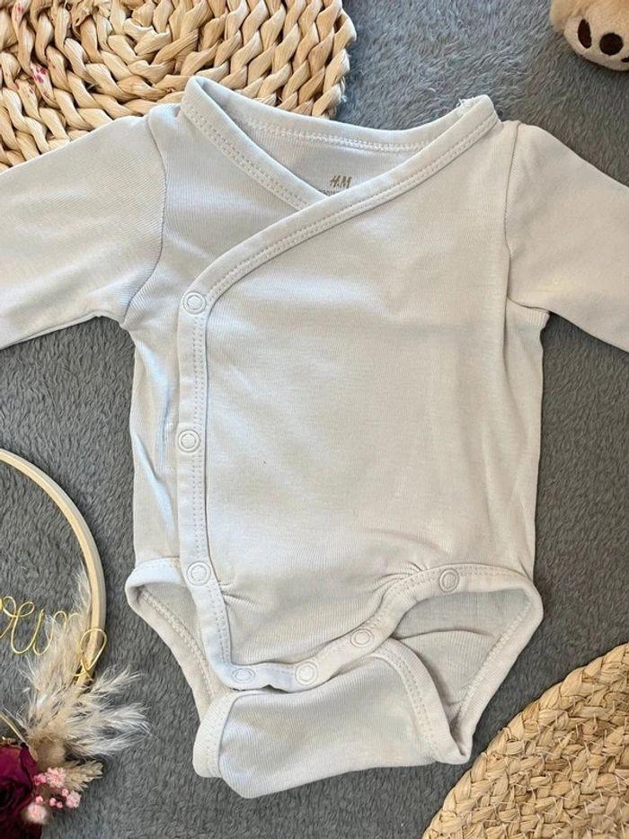 Lot de 2 bodys H&M naissance mixte - photo numéro 5