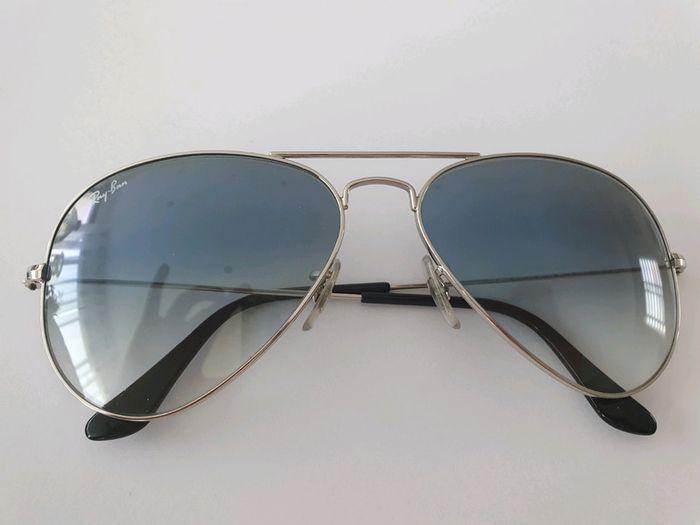 Ray-Ban Aviator Large Bleu Gris - photo numéro 3