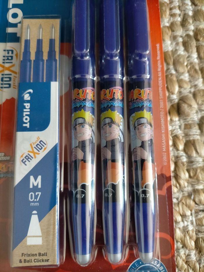 Stylos Frixon effaçables bleu + 3 recharges - photo numéro 2