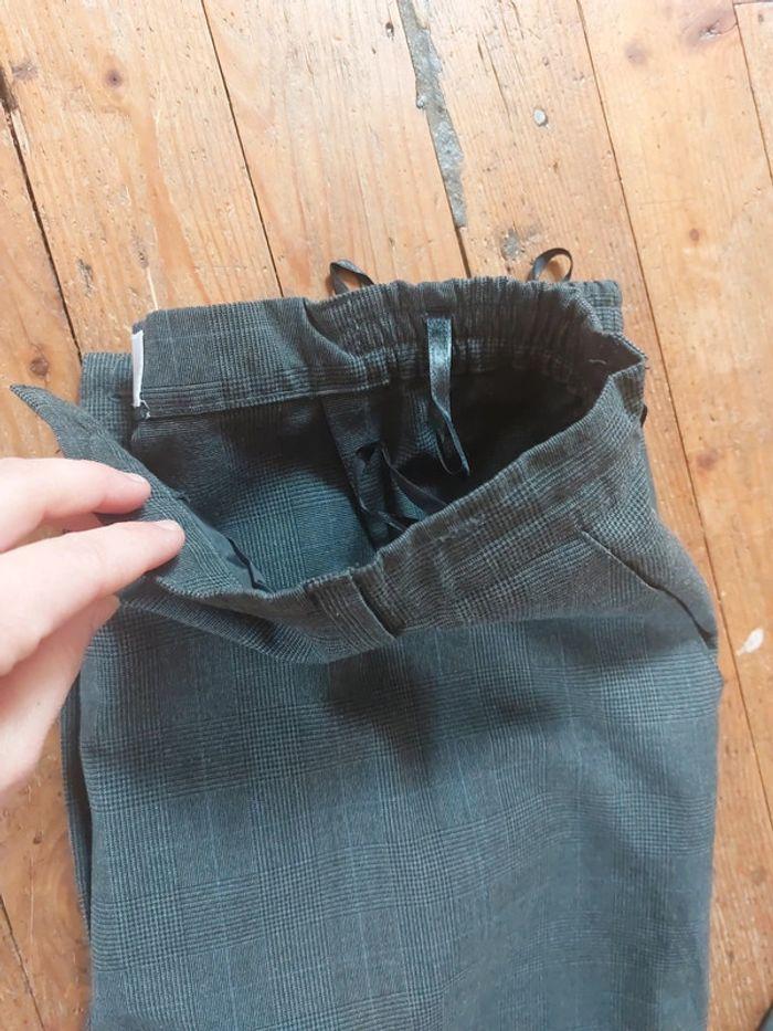 Pantalon à carreaux gris - photo numéro 3