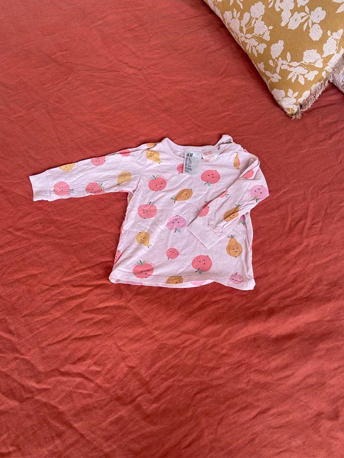 Lot de 2 pyjama bébé fille H&M taille 9 mois - photo numéro 7