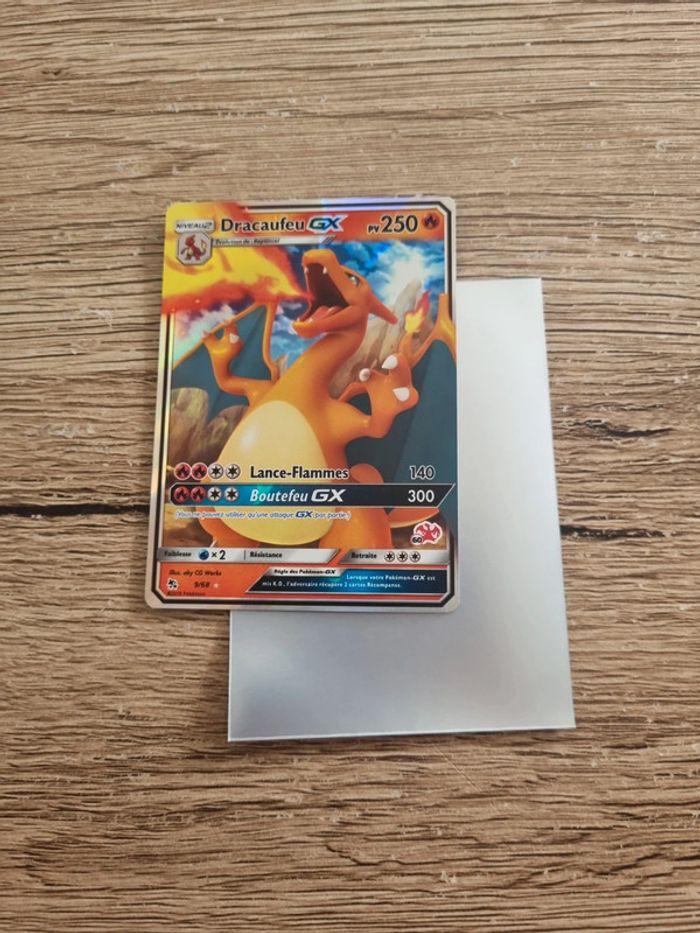 Carte pokémon dracaufeu gx 9/68 année 2019 - photo numéro 2