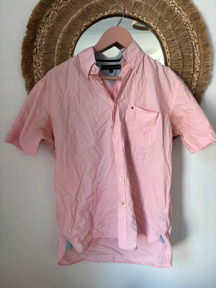 Chemise rose Tommy Hilfiger - M - photo numéro 1