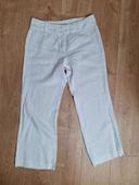 Pantalon lin blanc t.40