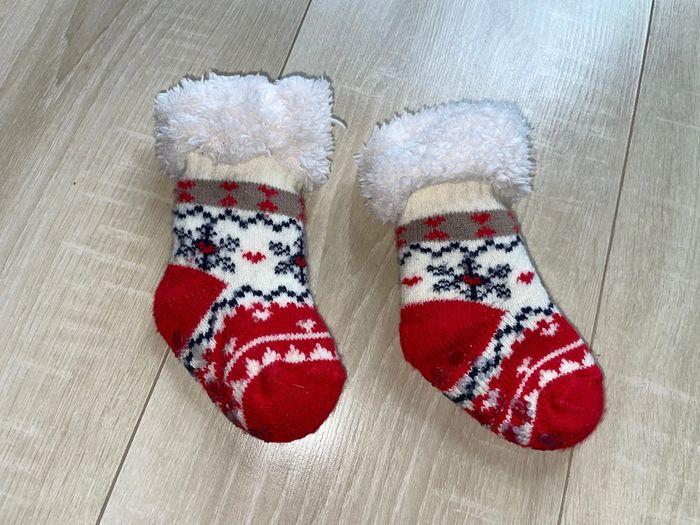 Chaussons Noël 3-6 mois - photo numéro 1