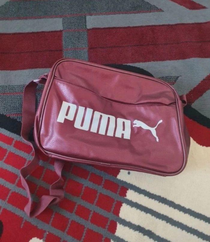 Sacoche Puma bordeaux - photo numéro 1