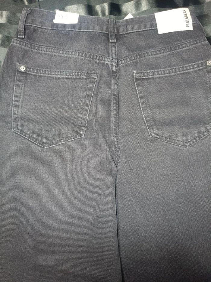 Vente jean noir large en bas- taille 34-neuf - photo numéro 5