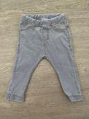 Jegging bleu/ gris 6-9 mois