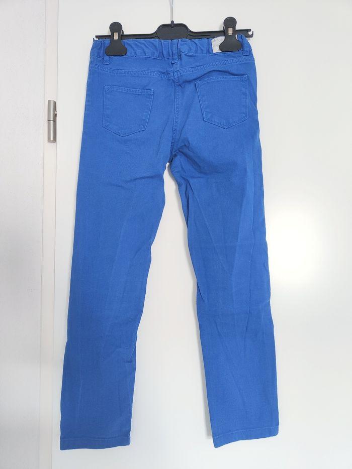 Pantalon bleu roi Petit Bateau 8ans - photo numéro 2