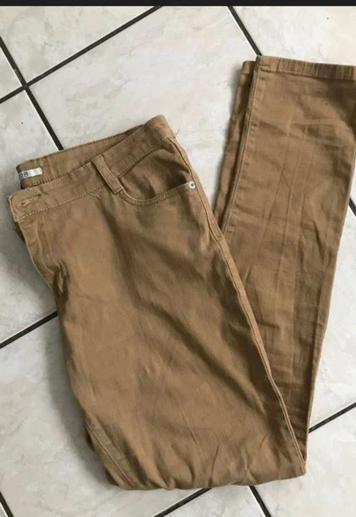 pantalon jean camel 44 - photo numéro 4