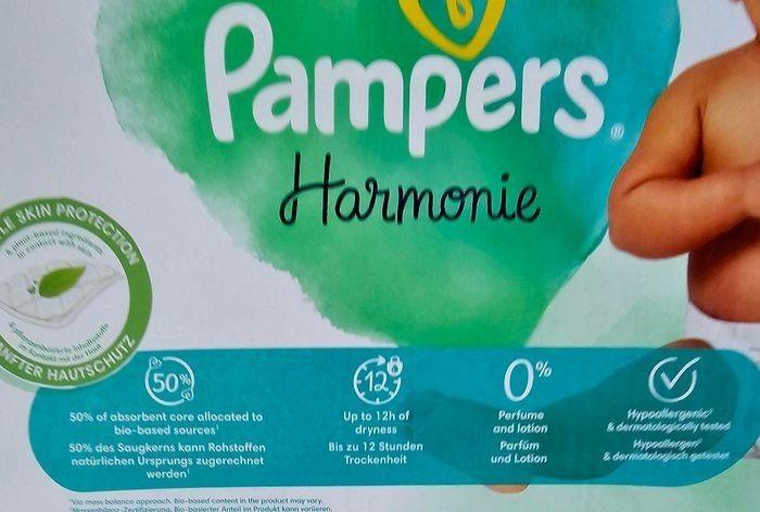 Couches Pampers Harmonie Taille 4 - de 9 à 14 kg - photo numéro 4