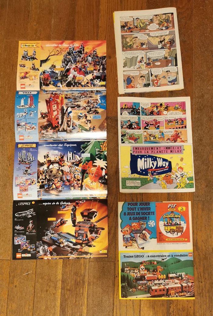 Lot lego anciennes publicités + dépliant jouet - photo numéro 2