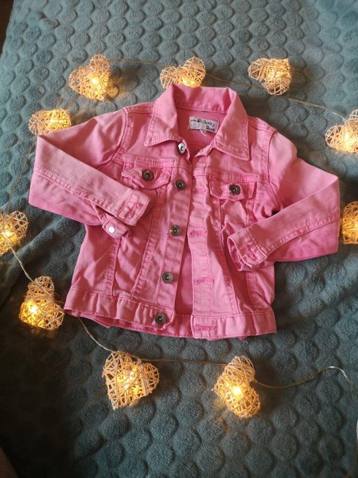 Veste en jean rose 2 ans - photo numéro 1