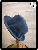 Chapeau fedora bleu vintage taille 54