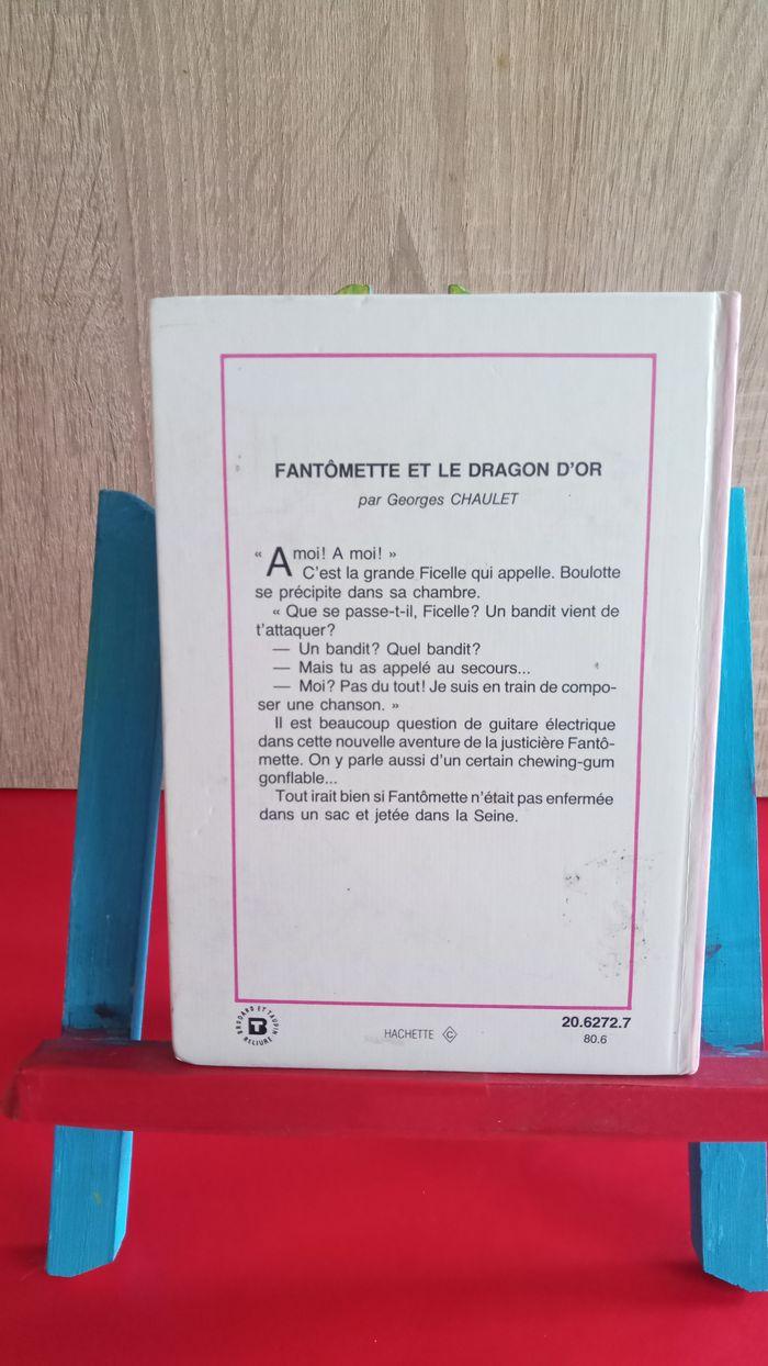 Fantômette et le Dragon d'or, 1980, bibliothèque rose - photo numéro 2