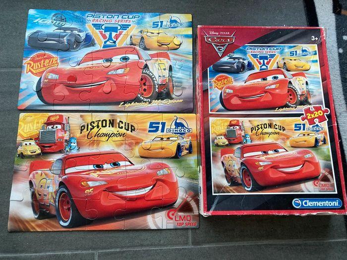 Lot de deux boites de 2 puzzle cars 20 pièces - photo numéro 2