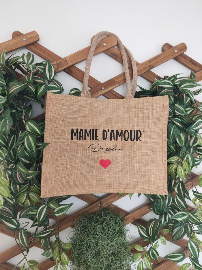 Sac en toile de jute Mamie - photo numéro 7