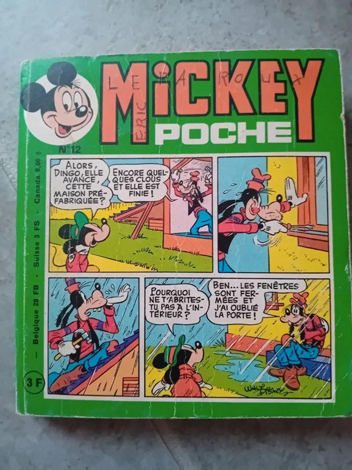 Lot 29 bd "mickey poche" disney vintage - photo numéro 3