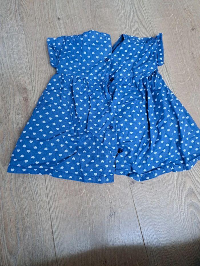 robe bleu à pois 2  ans - photo numéro 2