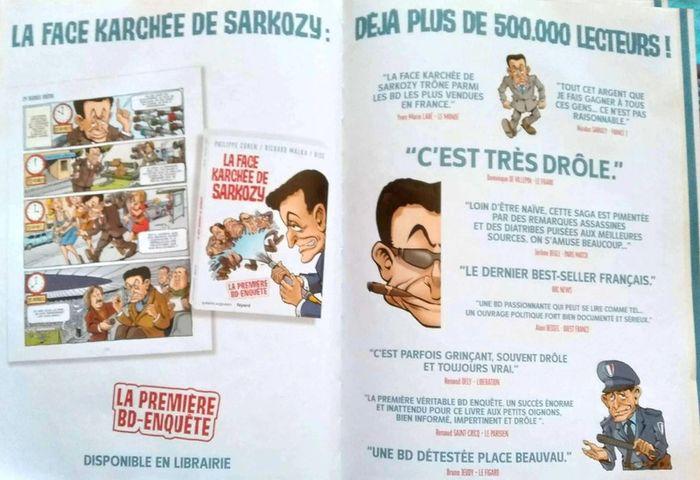 BD  Sarko  1er -  la  face karchée  de  Sarkozy tome  2 - photo numéro 8