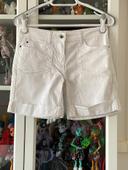 Short blanc en coton Autre Ton taille 36