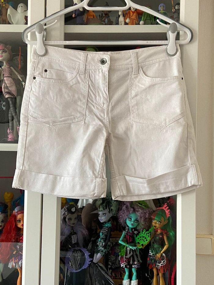 Short blanc en coton Autre Ton taille 36 - photo numéro 1