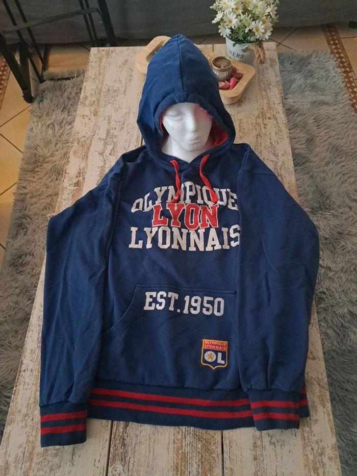 Sweat a capuche olympique lyonnais - photo numéro 1