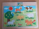 Puzzle en bois 24 pièces animaux