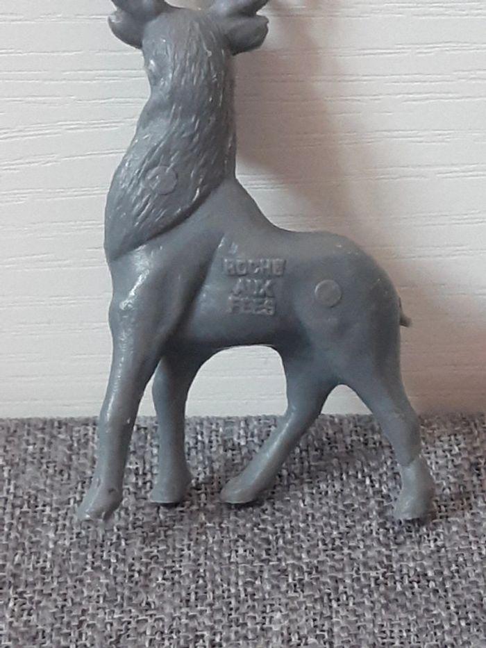 Figurine Plastique gris Cerf 🦌 La roche aux fées - photo numéro 7