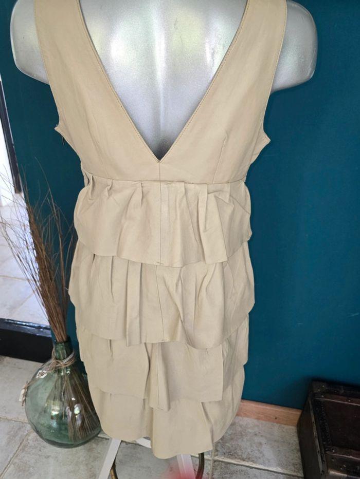 Jolie  robe  cuirs beige Taille M veritable cuirs  vintage🧥👗 - photo numéro 10