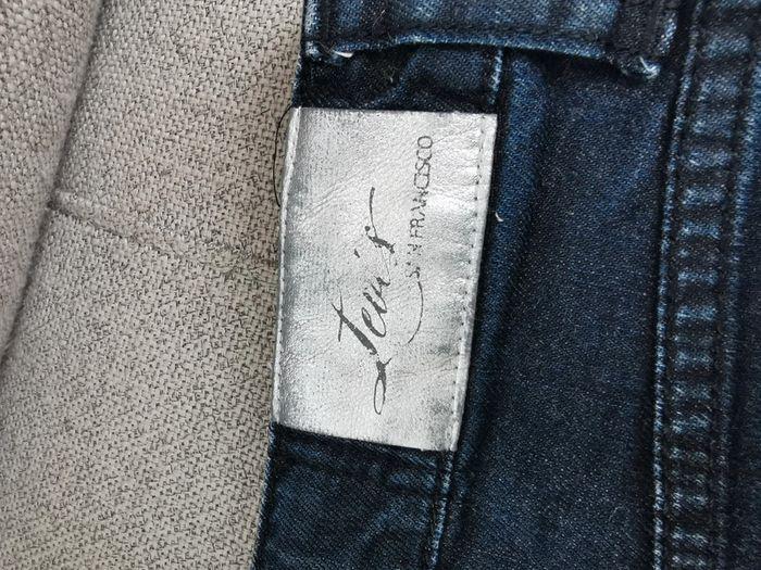 Jupe en jeans Levi's bleu marine taille 6 ans - photo numéro 4