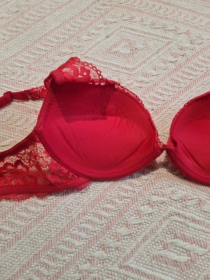 Soutien gorge rouge corail 90B - photo numéro 9