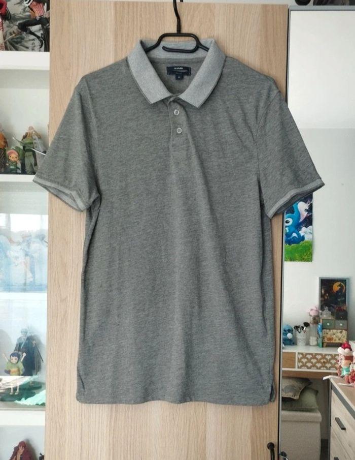 Polo gris Kiabi - Taille M