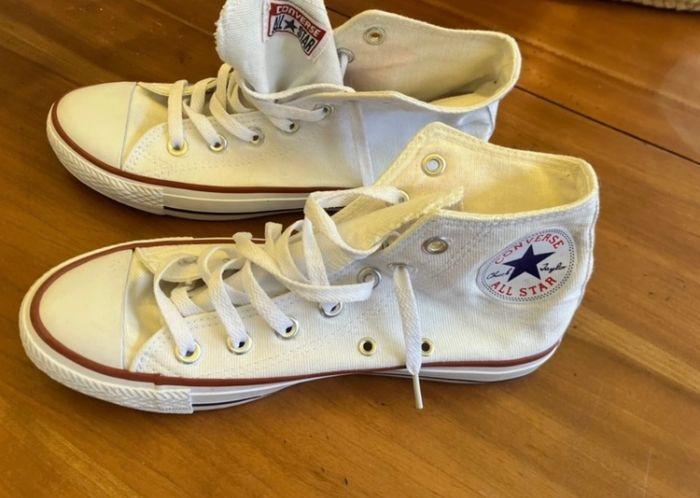 Converse haute blanche neuve T.39 - photo numéro 3