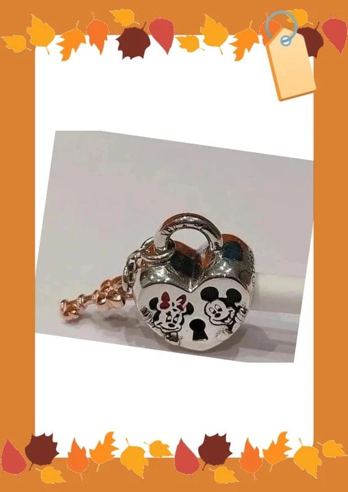 Charm Disney Cœur St Valentin Cadenas Amour - photo numéro 4