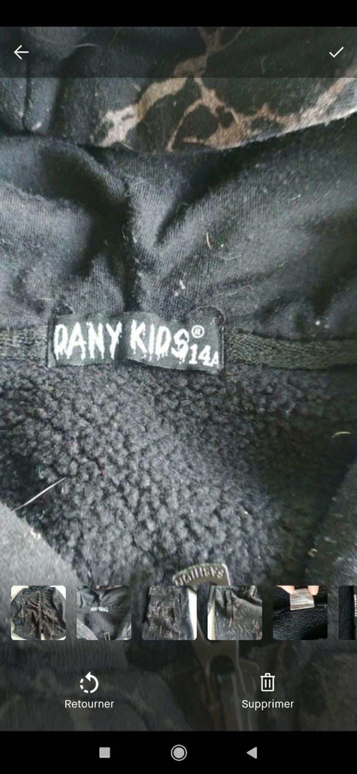 Sweat à capuche Dany kids taille 14 ans - photo numéro 2