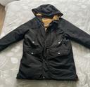 Manteau Parka Noir à capuche Zara Boys